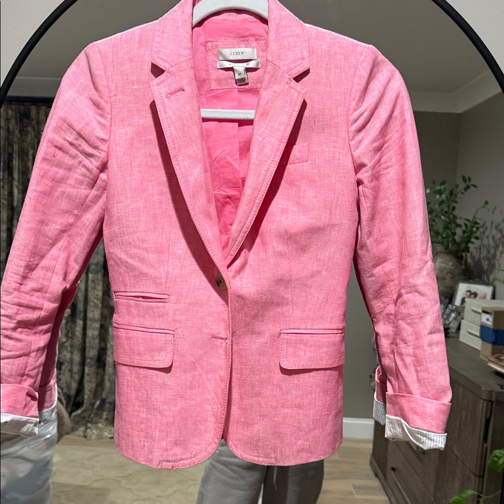 J. Crew Vibrant Pink Men's Blazer
